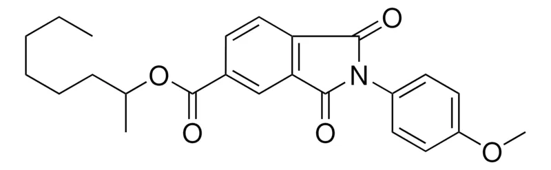 Sigma-Aldrich 1-METHYLHEPTYL 2-(4-METHOXYPHENYL)-1,3-DIOXO-5-ISOINDOLINECARBOXYLATE,AldrichCPR