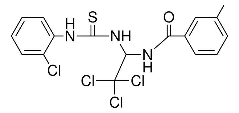 Sigma-Aldrich 3-METHYL-N-(2,2,2-TRICHLORO-1-(3-(2-CHLORO-PHENYL)-THIOUREIDO)-ETHYL)-BENZAMIDE,AldrichCPR