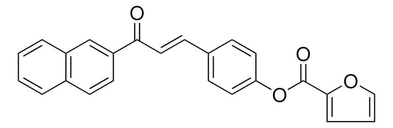 Sigma-Aldrich FURAN-2-CARBOXYLIC ACID 4-(3-NAPHTHALEN-2-YL-3-OXO-PROPENYL)-PHENYL ESTER,AldrichCPR