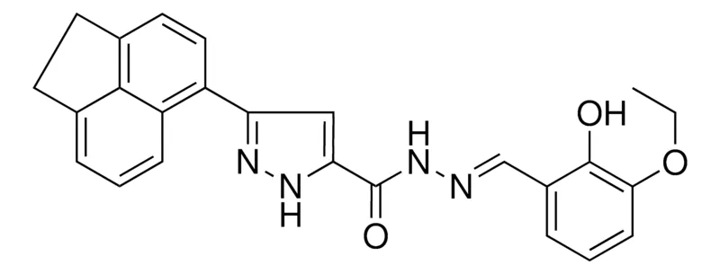Sigma-Aldrich 5-ACENAPHTHEN-5-YL2H-PYRAZOLE-3CARBOXYLIC ACID (3-ETO-2-HO-BENZYLIDENE)HYDRAZIDE,AldrichCPR