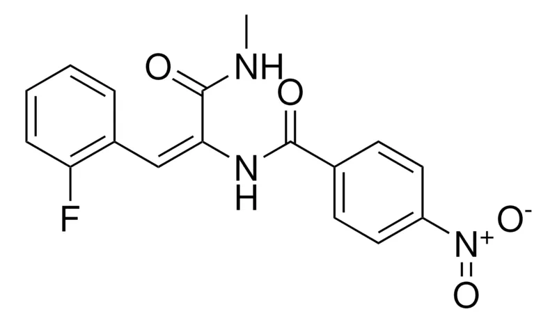 Sigma-Aldrich N-(2-(2-FLUORO-PHENYL)-1-METHYLCARBAMOYL-VINYL)-4-NITRO-BENZAMIDE,AldrichCPR