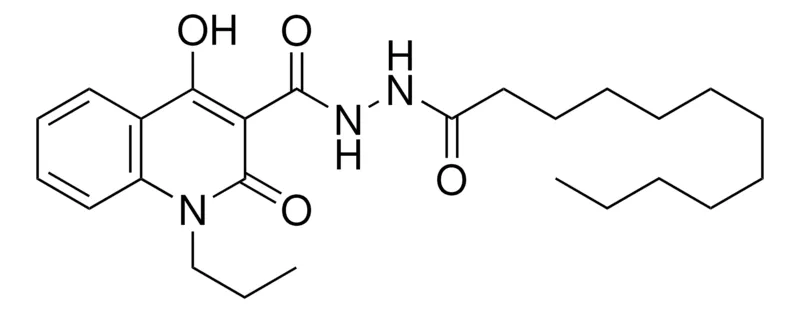 Sigma-Aldrich 4-HO-2-OXO-1-PR-1,2-DIHYDRO-QUINOLINE-3-CARBOXYLIC ACID N'-DODECANOYL-HYDRAZIDE,AldrichCPR