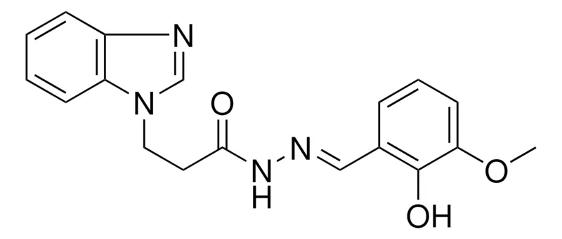 Sigma-Aldrich 3-(1H-BENZIMIDAZOL-1-YL)-N'-(2-HYDROXY-3-METHOXYBENZYLIDENE)PROPANOHYDRAZIDE,AldrichCPR