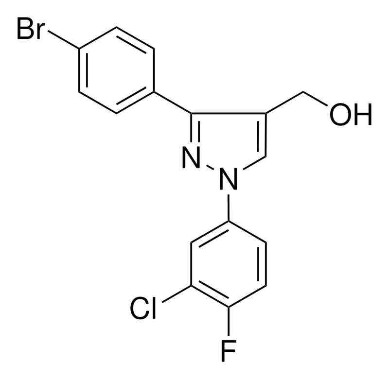 Sigma-Aldrich (3-(4-BROMOPHENYL)-1-(3-CHLORO-4-FLUOROPHENYL)-1H-PYRAZOL-4-YL)METHANOL,AldrichCPR