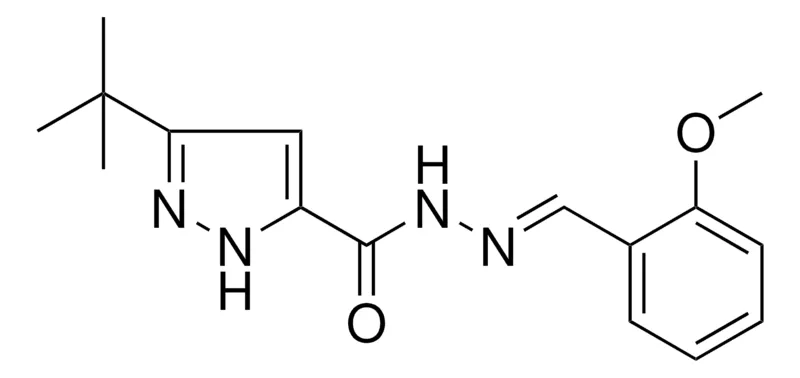 Sigma-Aldrich 5-TERT-BUTYL-2H-PYRAZOLE-3-CARBOXYLIC ACID (2-METHOXY-BENZYLIDENE)-HYDRAZIDE,AldrichCPR