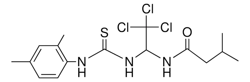 Sigma-Aldrich 3-ME-N-(2,2,2-TRICHLORO-1-(3-(2,4-DIMETHYL-PHENYL)-THIOUREIDO)-ETHYL)-BUTYRAMIDE,AldrichCPR