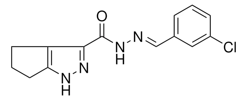 Sigma-Aldrich N'-(3-CL-BENZYLIDENE)-1,4,5,6-TETRAHYDROCYCLOPENTA(C)PYRAZOLE-3-CARBOHYDRAZIDE，AldrichCPR