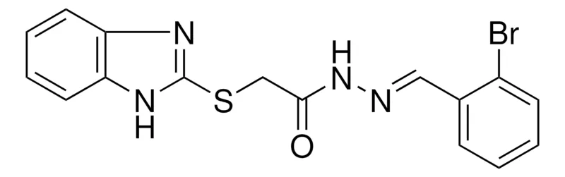 Sigma-Aldrich 2-(1H-BENZOIMIDAZOL-2-YLSULFANYL)-ACETIC ACID (2-BROMO-BENZYLIDENE)-HYDRAZIDE,AldrichCPR