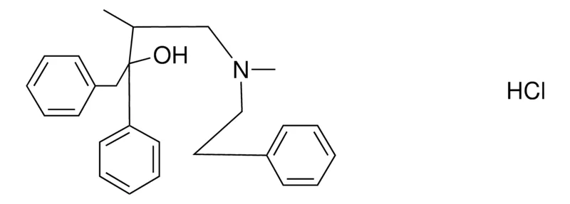 Sigma-Aldrich 1,2-DIPHENYL-3-METHYL-4-(METHYLPHENETHYLAMINO)-2-BUTANOL HYDROCHLORIDE,AldrichCPR