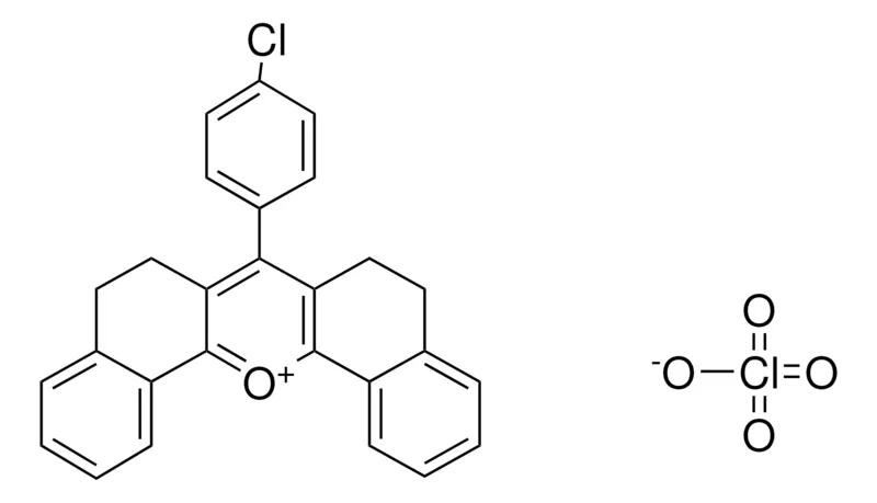 Sigma-Aldrich 7-(4-CHLOROPHENYL)-5,6,8,9-TETRAHYDRODIBENZO(C,H)XANTHYLIUM PERCHLORATE,AldrichCPR