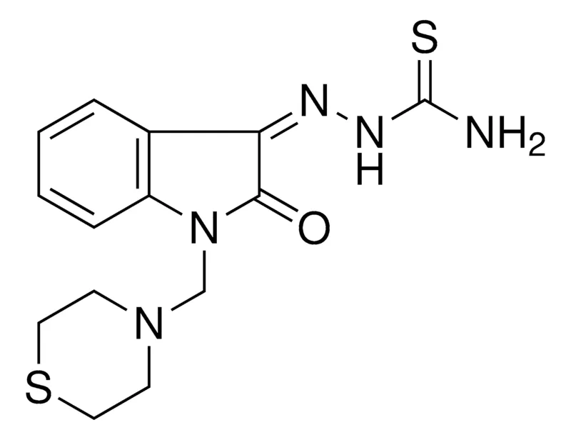 Sigma-Aldrich (3Z)-1-(4-THIOMORPHOLINYLMETHYL)-1H-INDOLE-2,3-DIONE 3-THIOSEMICARBAZONE,AldrichCPR