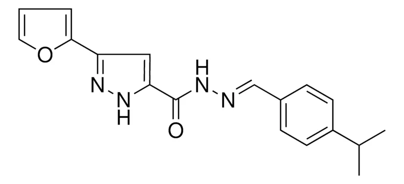 Sigma-Aldrich 5-FURAN-2-YL-2H-PYRAZOLE-3-CARBOXYLIC ACID (4-ISOPROPYL-BENZYLIDENE)-HYDRAZIDE,AldrichCPR