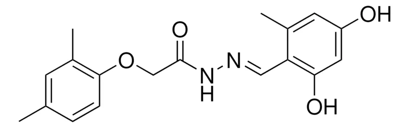 Sigma-Aldrich 2-(2,4-DIMETHYL-PHENOXY)-ACETIC ACID (2,4-DIHYDROXY-6-ME-BENZYLIDENE)-HYDRAZIDE,AldrichCPR