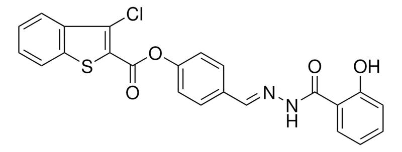 Sigma-Aldrich 4-(2-(2-HYDROXYBENZOYL)CARBOHYDRAZONOYL)PH 3-CL-1-BENZOTHIOPHENE-2-CARBOXYLATE,AldrichCPR