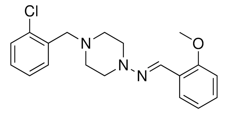 Sigma-Aldrich (4-(2-CHLORO-BENZYL)-PIPERAZIN-1-YL)-(2-METHOXY-BENZYLIDENE)-AMINE,AldrichCPR