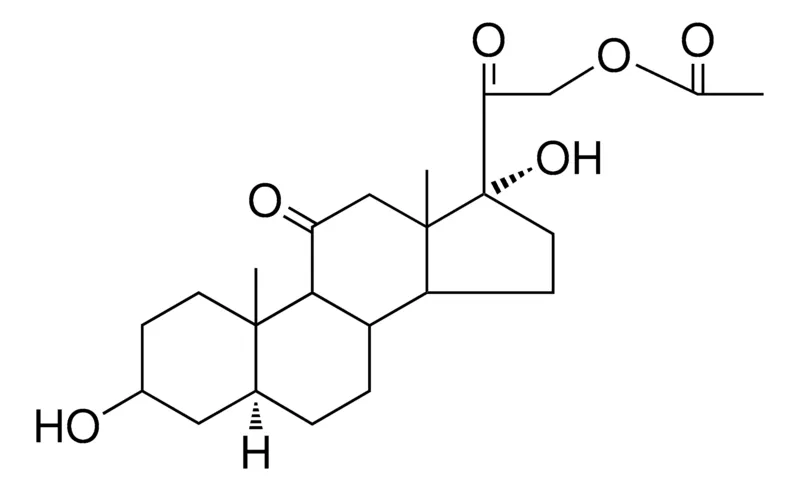 Sigma-Aldrich 21-ACETOXY-3B,17A-DIHYDROXY-5A-PREGNANE-11,20-DIONE,AldrichCPR
