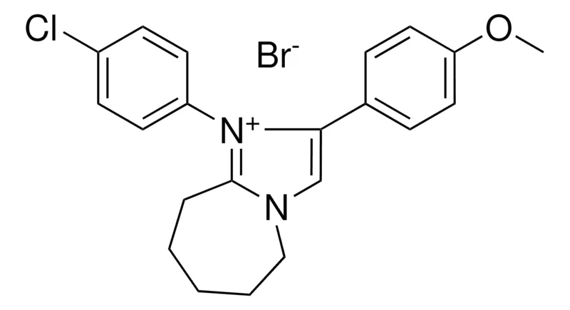 Sigma-Aldrich 1-(4-CL-PH)-2-(4-MEO-PHENYL)-6,7,8,9-TETRAHYDRO-5H-IMIDAZO(1,2-A)AZEPIN-1-IUM BR,AldrichCPR