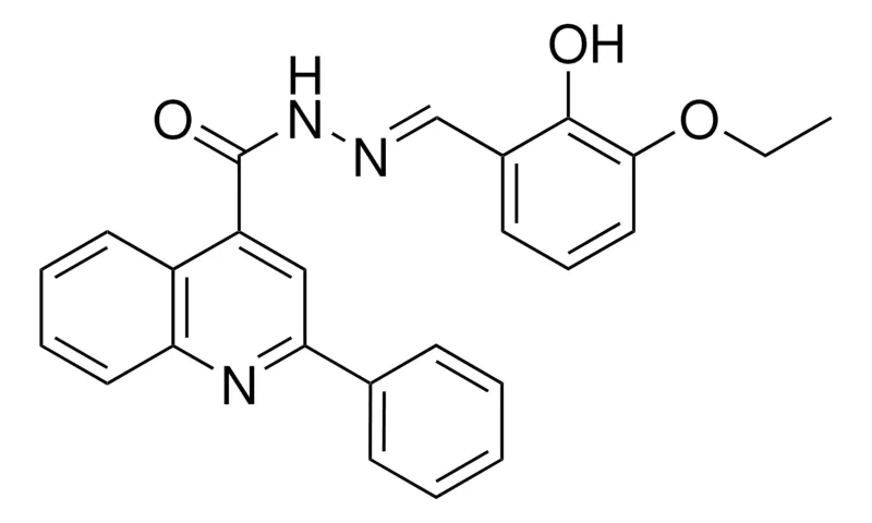 Sigma-Aldrich 2-PHENYL-QUINOLINE-4-CARBOXYLIC ACID (3-ETHOXY-2-HYDROXY-BENZYLIDENE)-HYDRAZIDE,AldrichCPR