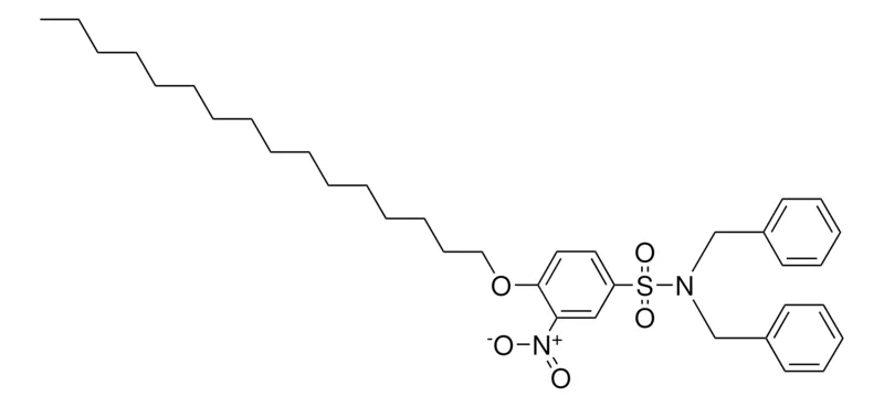 Sigma-Aldrich N,N-DIBENZYL-4-HEXADECYLOXY-3-NITROBENZENESULFONAMIDE,AldrichCPR