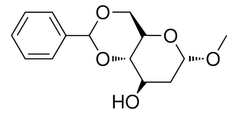 Sigma-Aldrich 6-METHOXY-2-PHENYL-HEXAHYDRO-PYRANO(3,2-D)(1,3)DIOXIN-8-OL,AldrichCPR