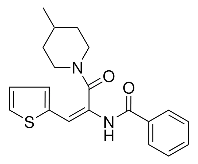 Sigma-Aldrich N-(1-(4-METHYL-PIPERIDINE-1-CARBONYL)-2-THIOPHEN-2-YL-VINYL)-BENZAMIDE,AldrichCPR