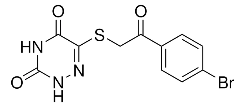 Sigma-Aldrich 6-((2-(4-BROMOPHENYL)-2-OXOETHYL)THIO)-1,2,4-TRIAZINE-3,5(2H,4H)-DIONE,AldrichCPR