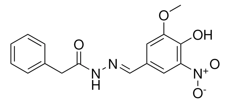 Sigma-Aldrich 2-PHENYL-ACETIC ACID (4-HYDROXY-3-METHOXY-5-NITRO-BENZYLIDENE)-HYDRAZIDE,AldrichCPR
