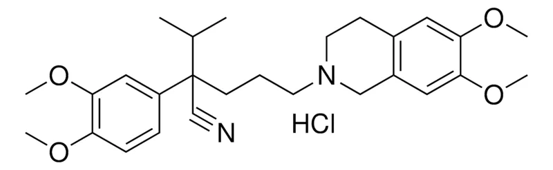 Sigma-Aldrich 5-(6,7-DIMETHOXY-3,4-DIHYDRO-2(1H)-ISOQUINOLINYL)-2-(3,4-DIMETHOXYPHENYL)-2-ISOPROPYLPENTANENITRILE HYDROCHLORIDE,AldrichCPR