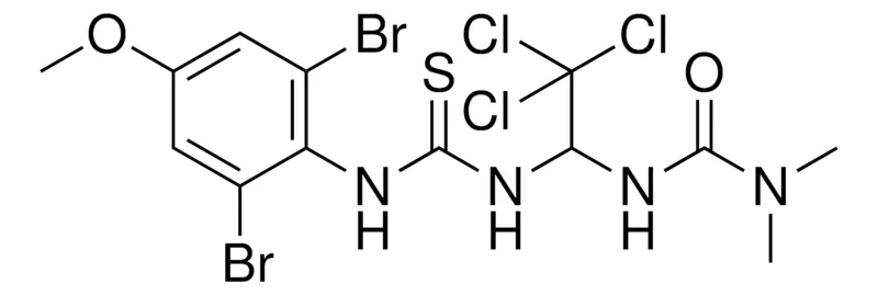 Sigma-Aldrich 1,1-DIMETHYL-3-(2,2,2-TRICHLORO-1-(3-(2,6-DIBROMO-4-MEO-PH)-THIOUREIDO)-ET)-UREA,AldrichCPR