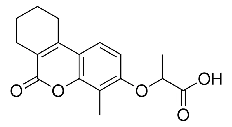 Sigma-Aldrich 2-(4-METHYL-6-OXO-7,8,9,10-TETRAHYDRO-6H-BENZO(C)CHROMEN-3-YLOXY)-PROPIONIC ACID,AldrichCPR