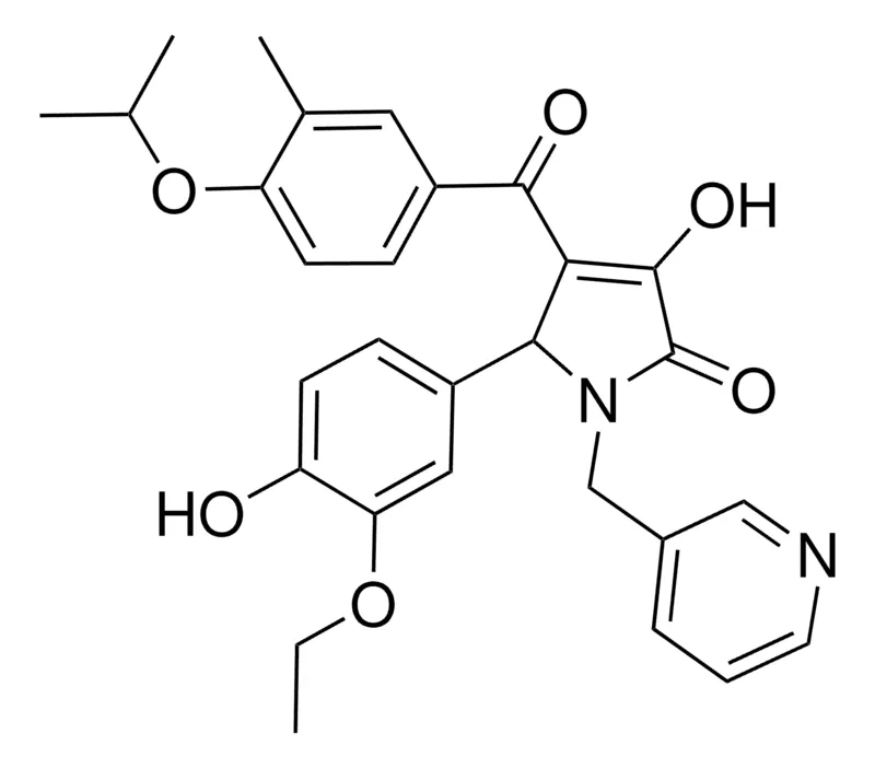 Sigma-Aldrich 5-(3-ETHOXY-4-HYDROXYPHENYL)-3-HYDROXY-4-(4-ISOPROPOXY-3-METHYLBENZOYL)-1-(3-PYRIDINYLMETHYL)-1,5-DIHYDRO-2H-PYRROL-2-ONE,AldrichCPR