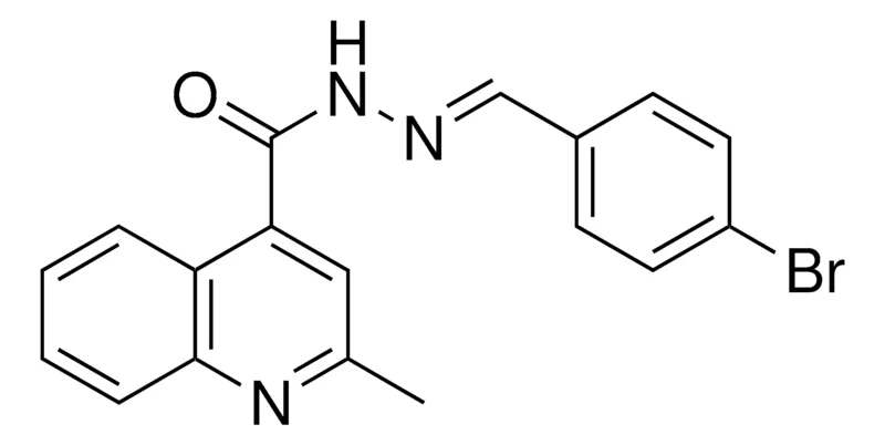 Sigma-Aldrich 2-METHYL-QUINOLINE-4-CARBOXYLIC ACID (4-BROMO-BENZYLIDENE)-HYDRAZIDE,AldrichCPR