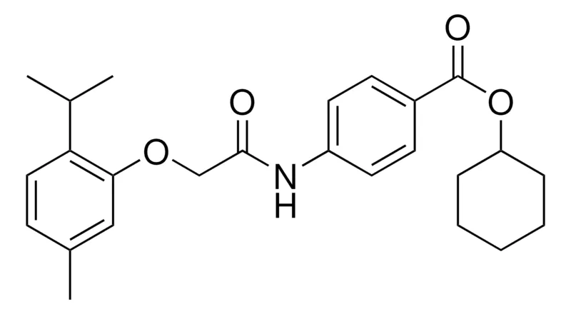 Sigma-Aldrich 4-(2-(2-ISOPROPYL-5-METHYL-PHENOXY)-ACETYLAMINO)-BENZOIC ACID CYCLOHEXYL ESTER，AldrichCPR