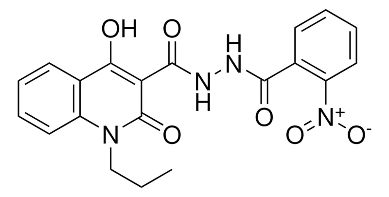 Sigma-Aldrich 2-NITRO-BENZOIC ACID N'-(4-HO-2-OXO-1-PR-1,2-2H-QUINOLINE-3-CARBONYL)-HYDRAZIDE,AldrichCPR