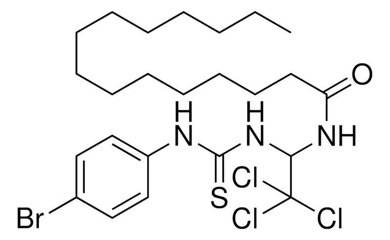 Sigma-Aldrich PENTADECANOIC ACID (1-(3-(4-BR-PHENYL)-THIOUREIDO)-2,2,2-TRICHLORO-ETHYL)-AMIDE,AldrichCPR