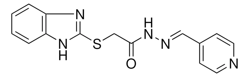Sigma-Aldrich 2-(1H-BENZOIMIDAZOL-2-YLSULFANYL)-ACETIC ACID PYRIDIN-4-YLMETHYLENE-HYDRAZIDE,AldrichCPR