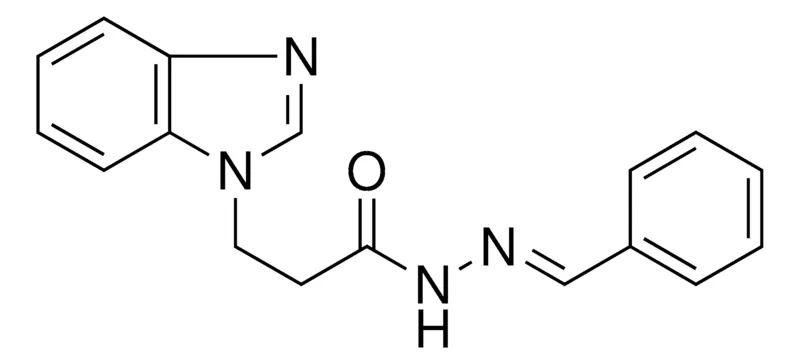 Sigma-Aldrich 3-BENZOIMIDAZOL-1-YL-PROPIONIC ACID BENZYLIDENE-HYDRAZIDE,AldrichCPR