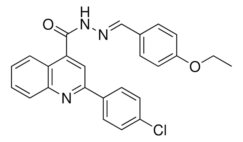 Sigma-Aldrich 2-(4-CHLORO-PHENYL)-QUINOLINE-4-CARBOXYLIC ACID (4-ETHOXY-BENZYLIDENE)-HYDRAZIDE,AldrichCPR