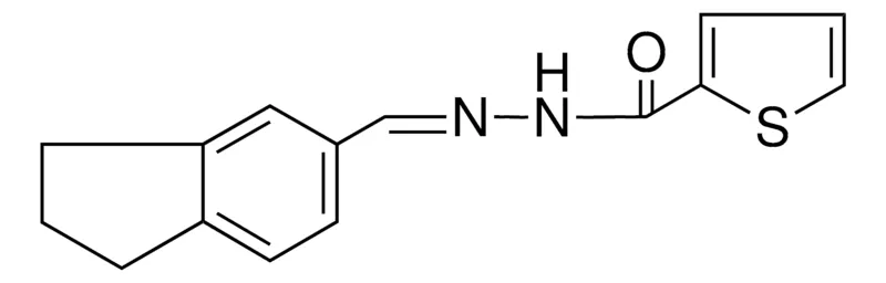 Sigma-Aldrich 2-THIOPHENECARBOXYLIC ACID (5-INDANYLMETHYLENE)-HYDRAZIDE,AldrichCPR