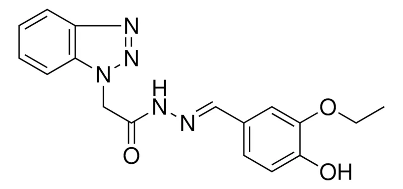 Sigma-Aldrich 2-BENZOTRIAZOL-1-YL-ACETIC ACID (3-ETHOXY-4-HYDROXY-BENZYLIDENE)-HYDRAZIDE,AldrichCPR