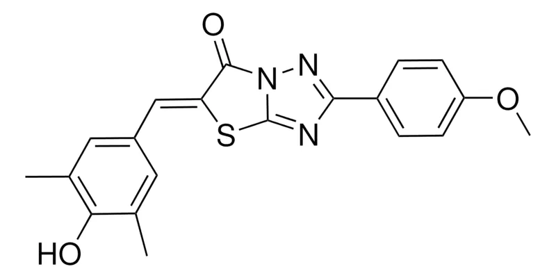 Sigma-Aldrich (5Z)-5-(4-HYDROXY-3,5-DIMETHYLBENZYLIDENE)-2-(4-METHOXYPHENYL)[1,3]THIAZOLO[3,2-B][1,2,4]TRIAZOL-6(5H)-ONE，AldrichCPR