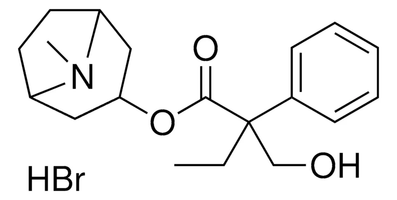 Sigma-Aldrich 8-ME-8-AZABICYCLO(3.2.1)OCT-3-YL 2-(HO-METHYL)-2-PHENYLBUTANOATE HYDROBROMIDE,AldrichCPR