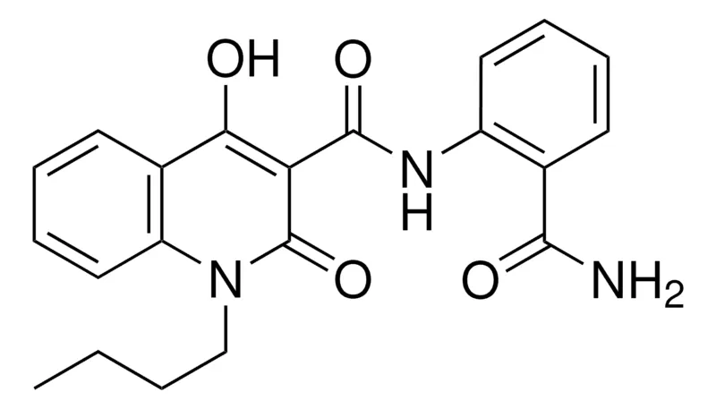 Sigma-Aldrich 1-BU-4-HO-2-OXO-1,2-2H-QUINOLINE-3-CARBOXYLIC ACID (2-CARBAMOYL-PHENYL)-AMIDE,AldrichCPR