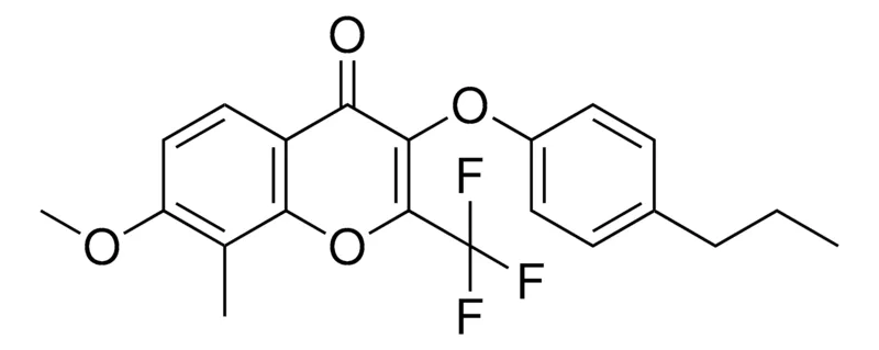 Sigma-Aldrich 7-METHOXY-8-METHYL-3-(4-PROPYL-PHENOXY)-2-TRIFLUOROMETHYL-CHROMEN-4-ONE,AldrichCPR