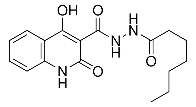 Sigma-Aldrich 4-HYDROXY-2-OXO-1,2-DIHYDRO-QUINOLINE-3-CARBOXYLIC ACID N'-HEPTANOYL-HYDRAZIDE,AldrichCPR