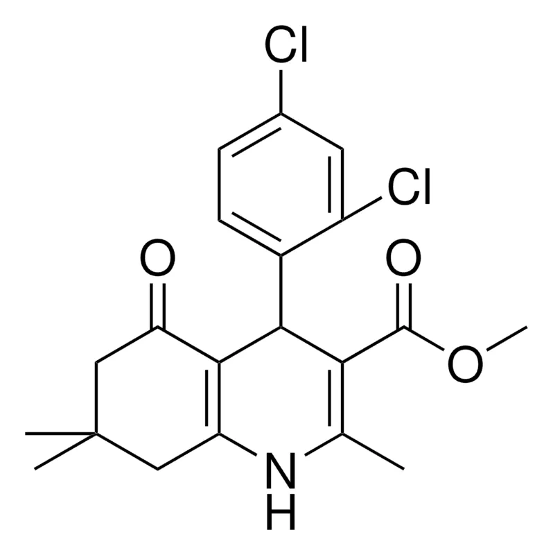 Sigma-Aldrich METHYL 4-(2,4-DICHLOROPHENYL)-2,7,7-TRIMETHYL-5-OXO-1,4,5,6,7,8-HEXAHYDRO-3-QUINOLINECARBOXYLATE,AldrichCPR