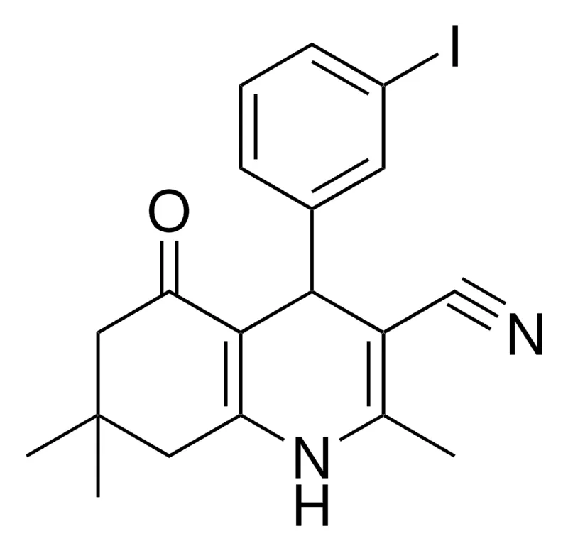 Sigma-Aldrich 4-(3-I-PH)-2,7,7-TRIMETHYL-5-OXO-1,4,5,6,7,8-HEXAHYDRO-QUINOLINE-3-CARBONITRILE,AldrichCPR