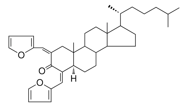 Sigma-Aldrich 2,4-BIS-(FURFURYLIDENE)-5-ALPHA-CHOLESTAN-3-ONE,AldrichCPR