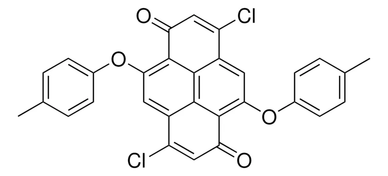 Sigma-Aldrich 3,8-DICHLORO-5,10-BIS-P-TOLYLOXY-PYRENE-1,6-DIONE,AldrichCPR