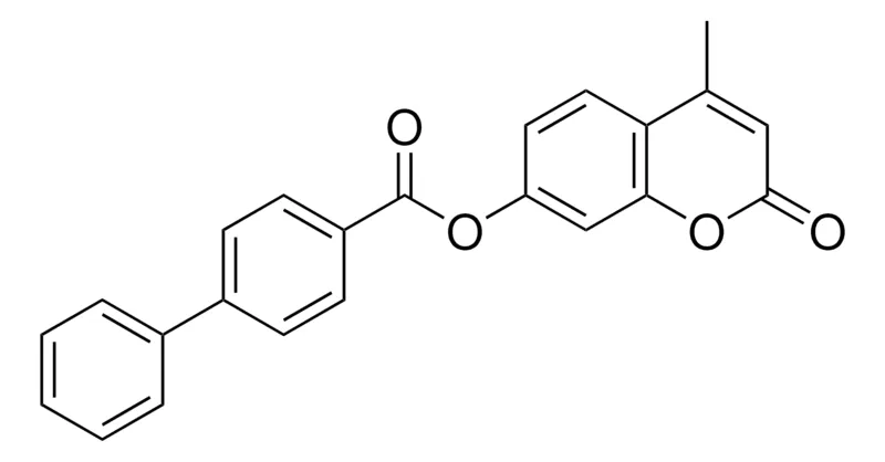 Sigma-Aldrich BIPHENYL-4-CARBOXYLIC ACID 4-METHYL-2-OXO-2H-CHROMEN-7-YL ESTER,AldrichCPR